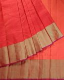 Red Handwoven Kanjivaram Silk Saree T3679432