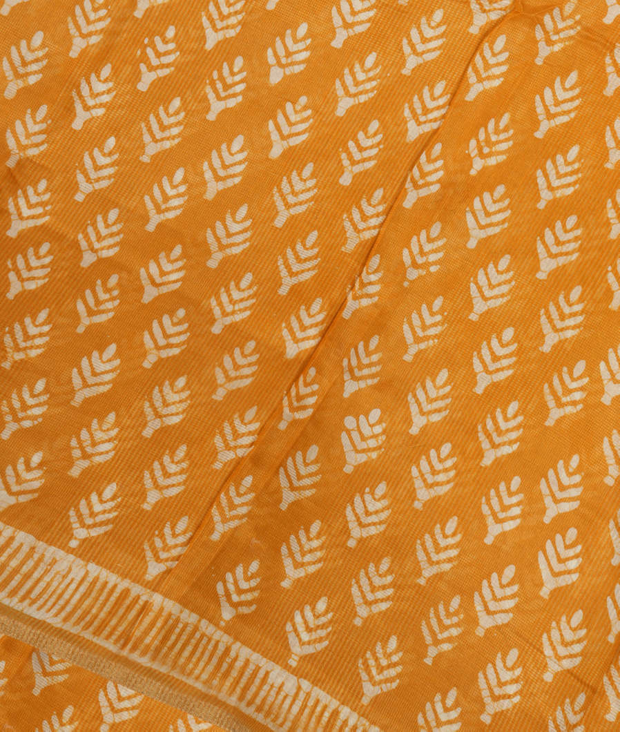 Yellow Kota Cotton Saree T363704-image