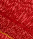 Red Soft Printed Cotton Saree T3604221