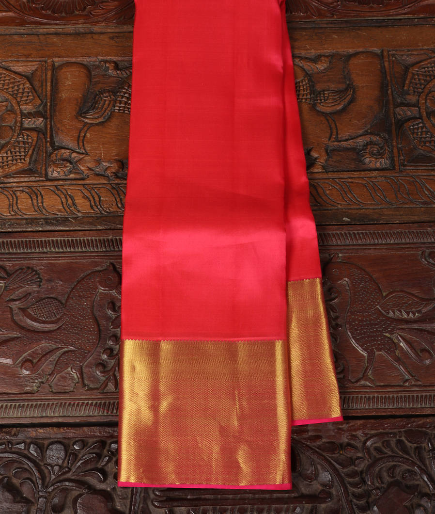 Pinkish Orange Soft Silk Saree T317491-image