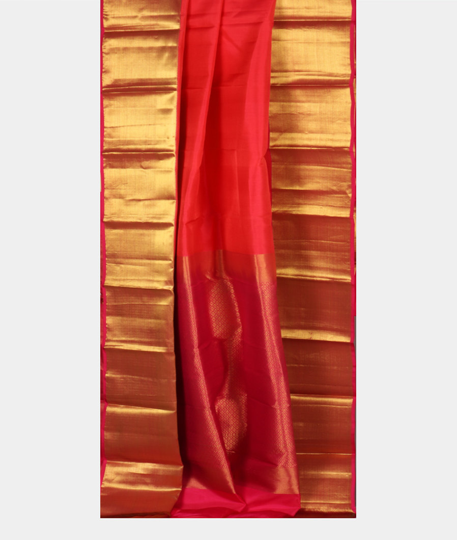Pinkish Orange Soft Silk Saree T3174912