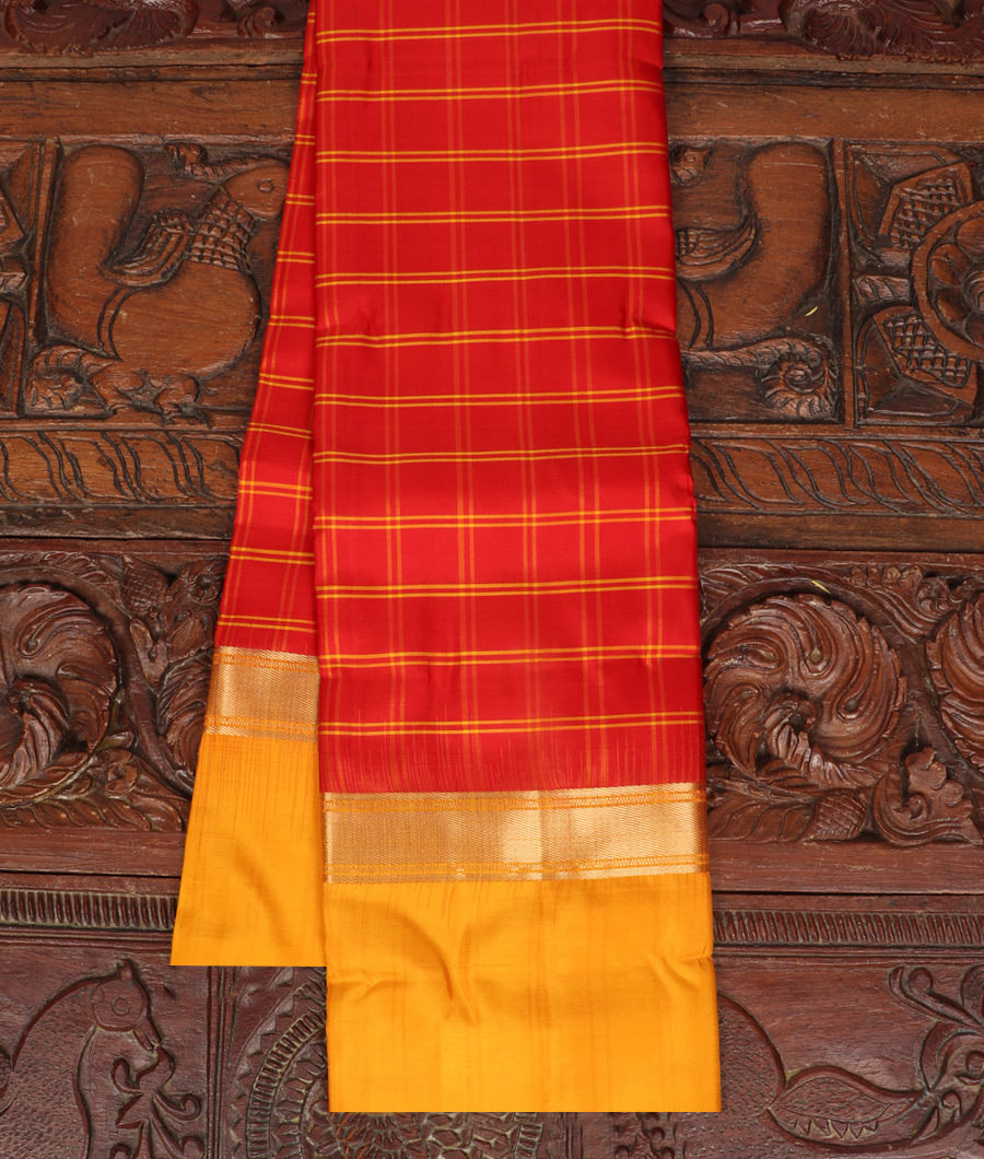 Red Soft Silk Saree T276439-image