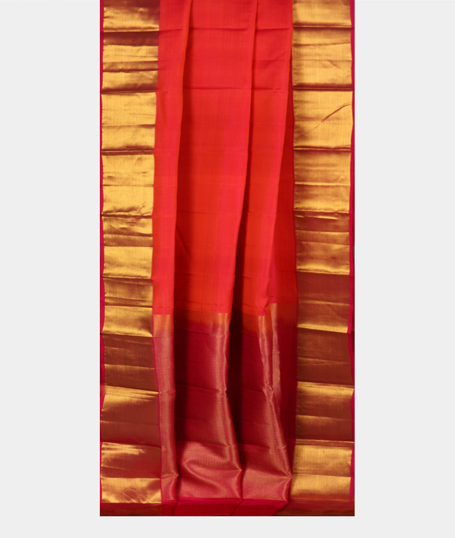 Pinkish Orange Soft Silk Saree T3554662