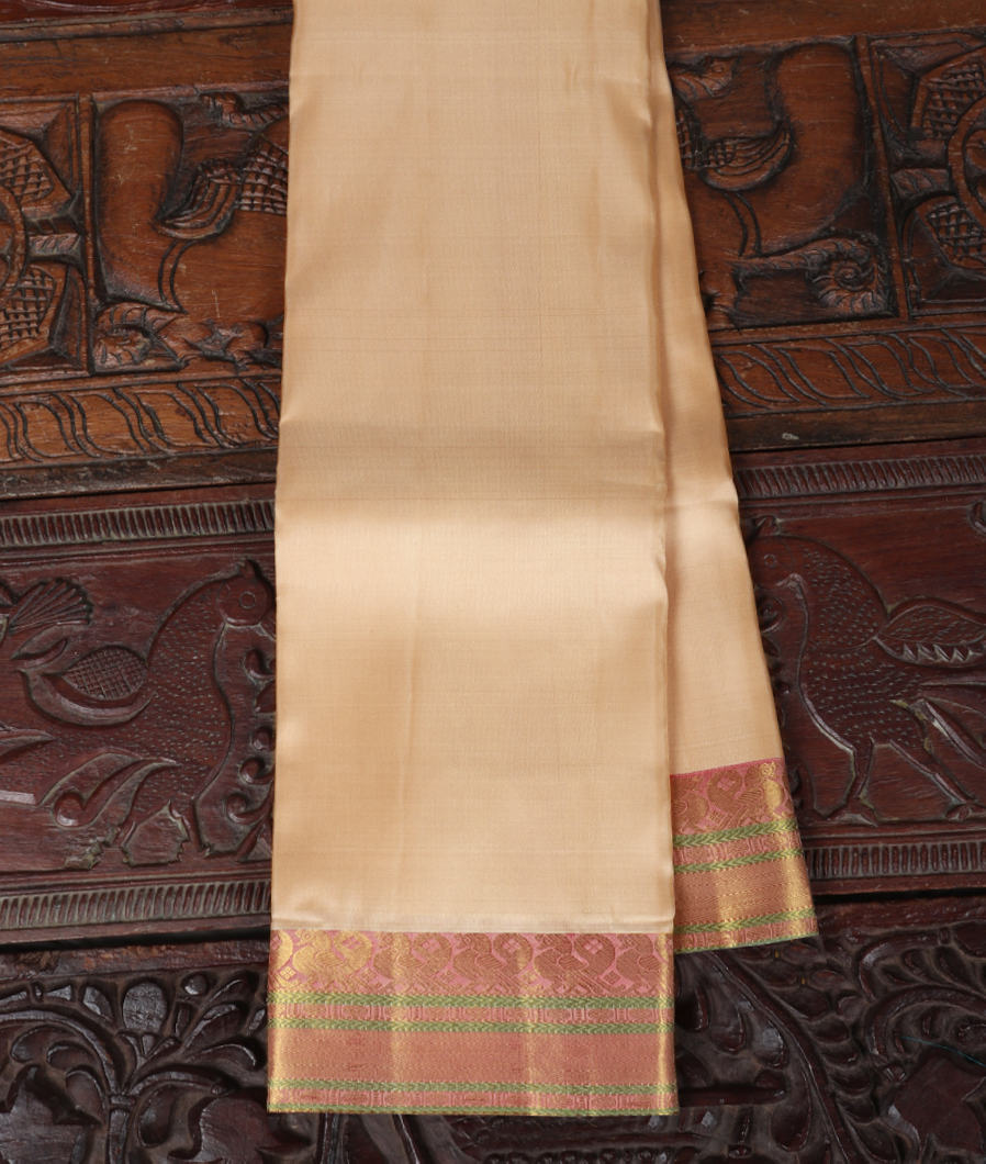Cream Soft Silk Saree T355483-image