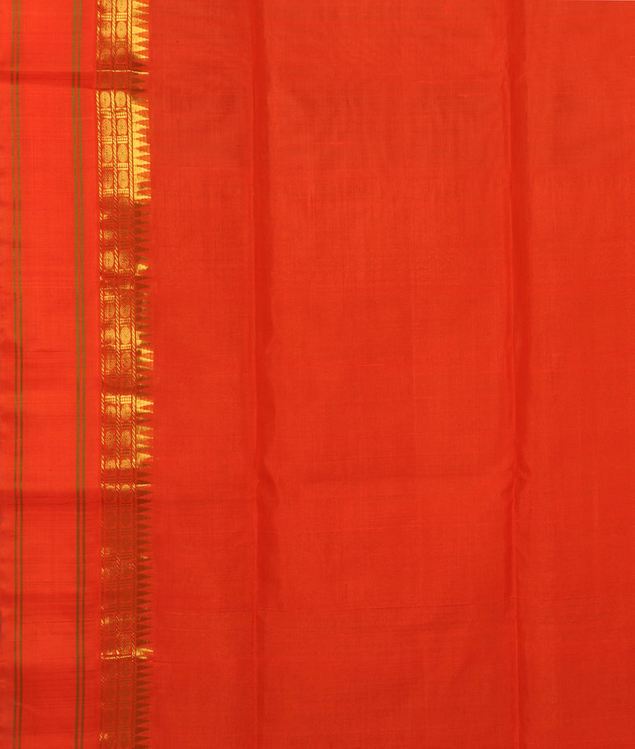 Beige Silk Cotton Saree T3396653