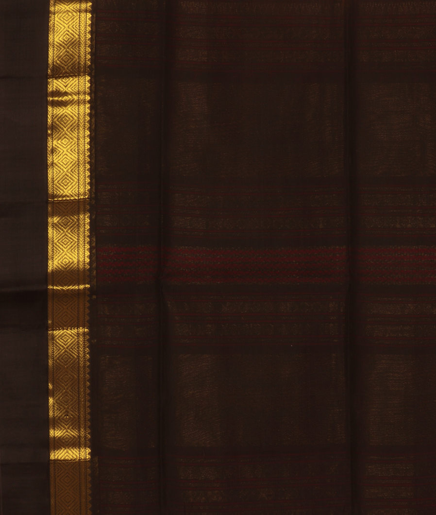 Pinkish Orange Silk Cotton Saree T3396643