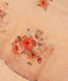 Peach Linen Printed Saree T3410761