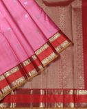 Pink Handwoven Kanjivaram Silk Saree T3680502