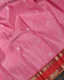 Pink Handwoven Kanjivaram Silk Saree T3680504