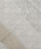 White Linen Embroidery Saree T3321531