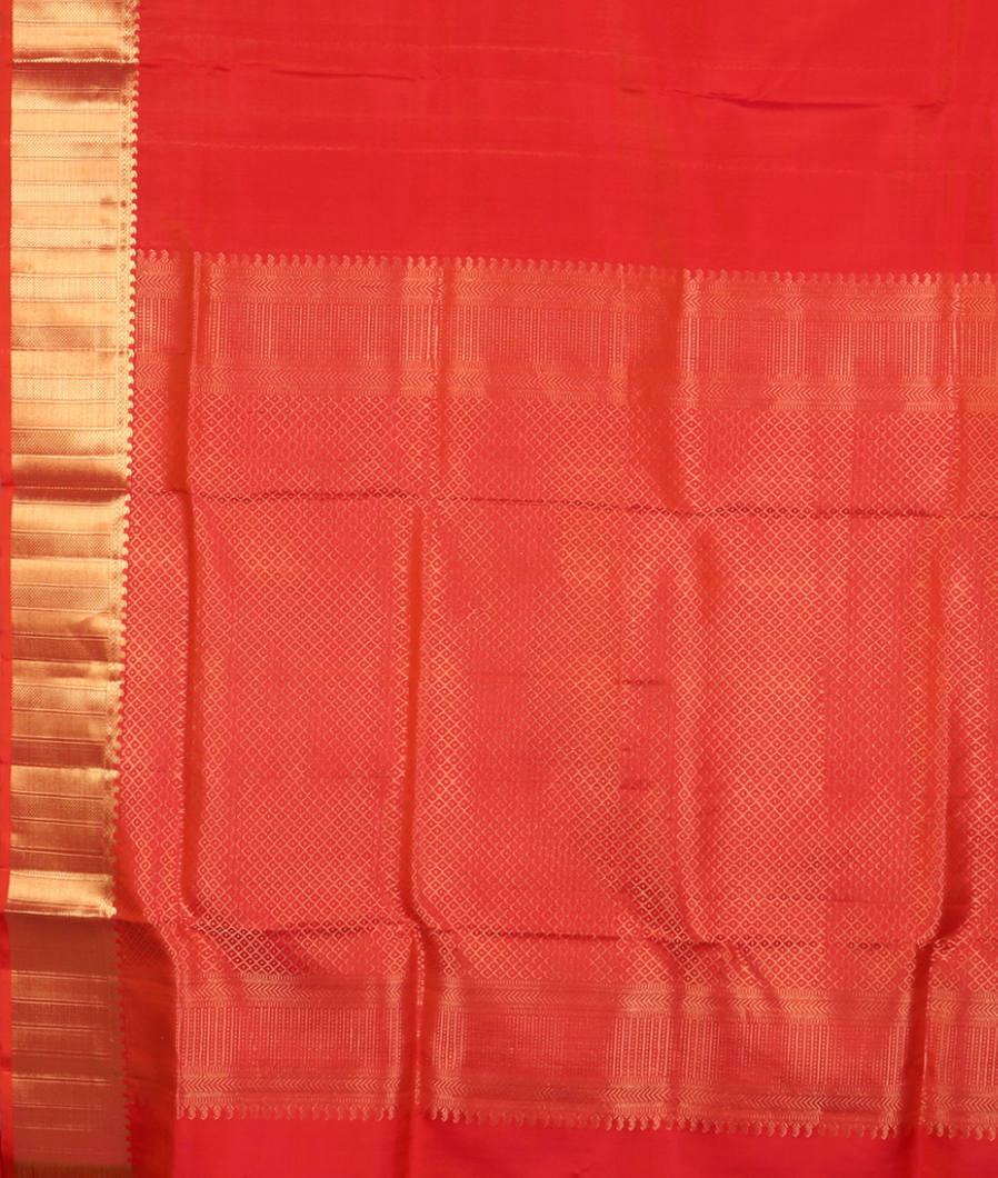 Pinkish Orange Soft Silk Saree T3357494