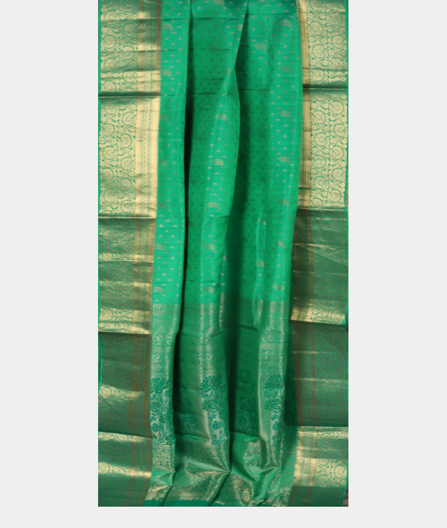 Green Soft Silk Saree T3361972