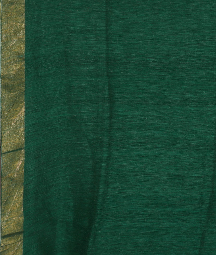 Green Woven Tussar Saree T3551153
