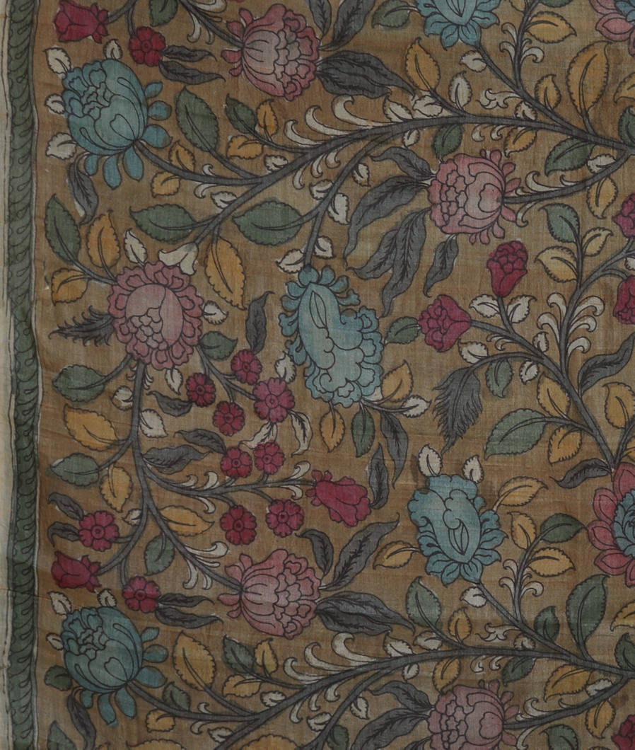 Green Woven Tussar Saree T3551154