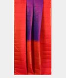 Purple Handwoven Kanjivaram Silk Saree T3508622