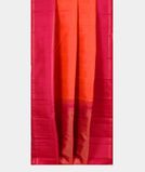 Pinkish Orange Handwoven Kanjivaram Silk Saree T3670982