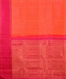 Pinkish Orange Handwoven Kanjivaram Silk Saree T3670984