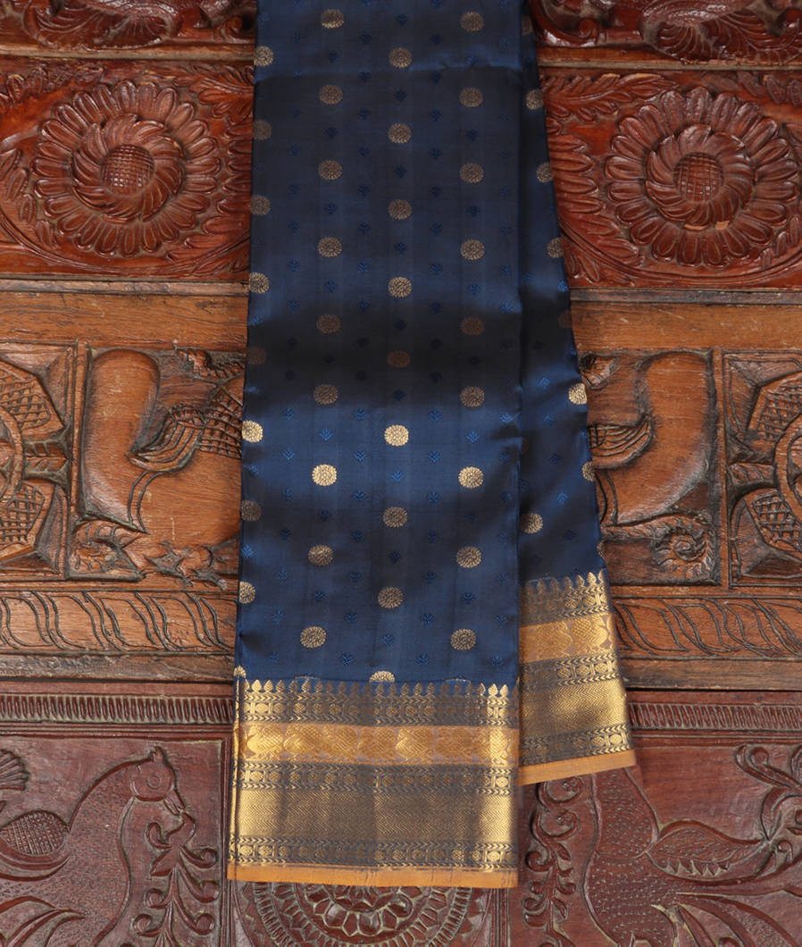 Blue Soft Silk Saree T358586-image