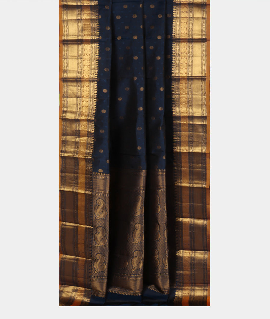 Blue Soft Silk Saree T3585862