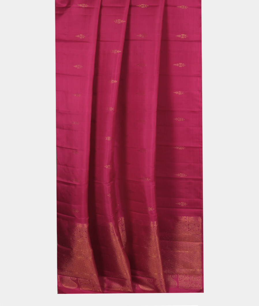 Magenta Handwoven Kanjivaram Silk Dupatta T3606663