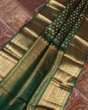 Green Handwoven Kanjivaram Silk Dupatta T3314031