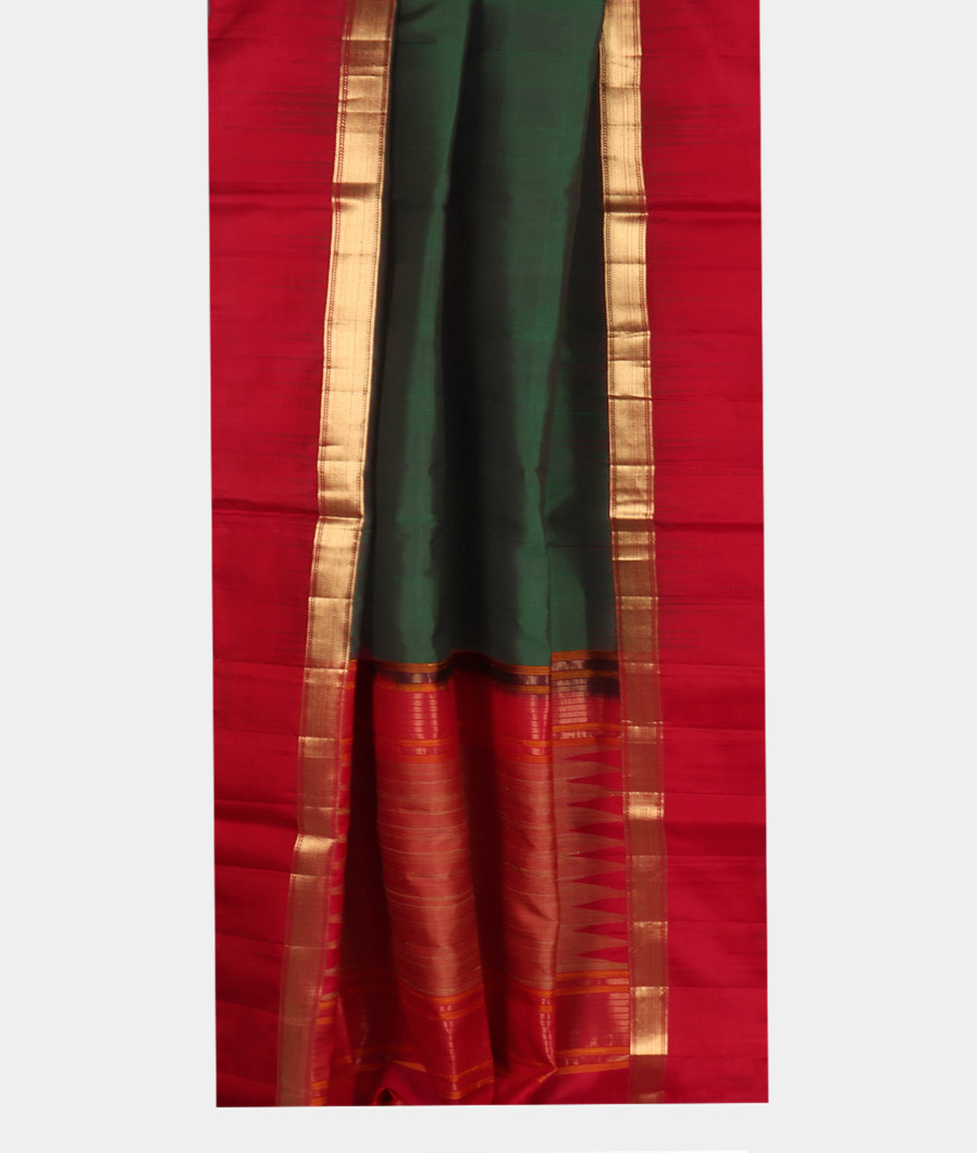 Green Soft Silk Saree T3671232