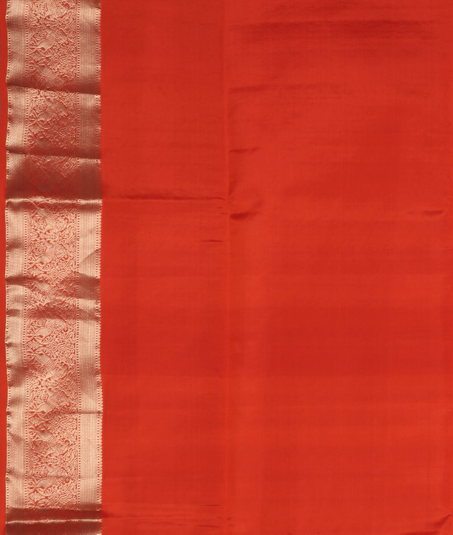 Orange Soft Silk Saree T3623753