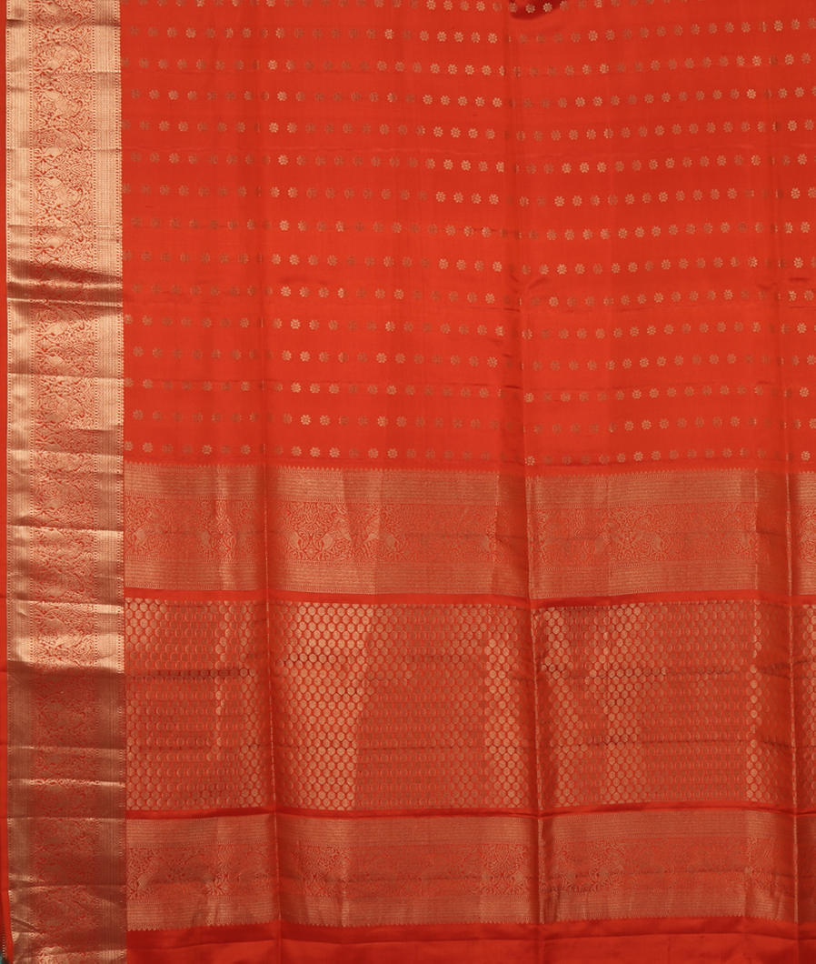Orange Soft Silk Saree T3623754