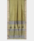 Light Yellow Maheshwari Printed Cotton Saree T3352912