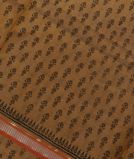 Brown Maheshwari Printed Cotton Saree T3642781