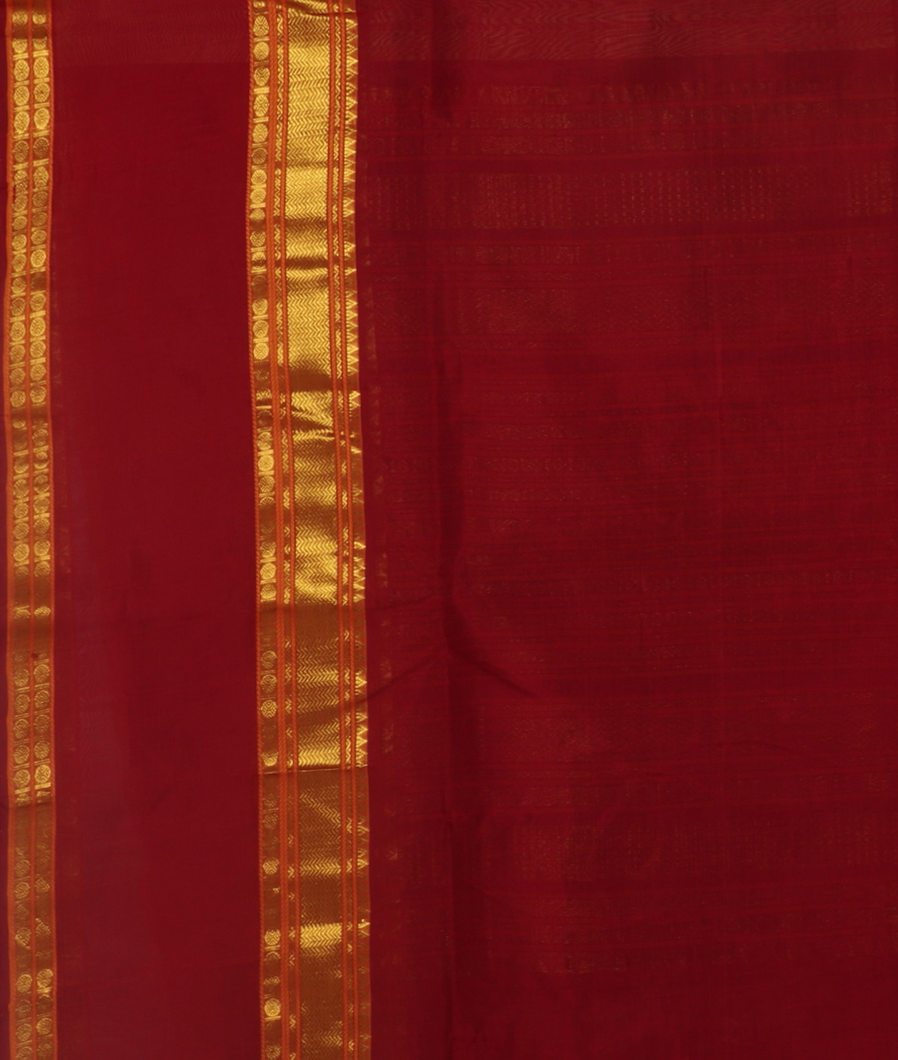 Beige Silk Cotton Saree T3682853