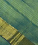 Bluish Green Silk Cotton Saree T3397671