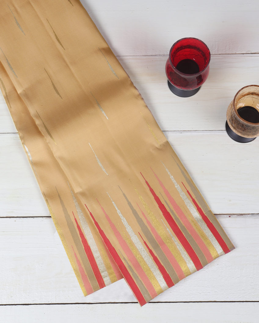 Beige Handwoven Kanjivaram Silk Saree T368024-image