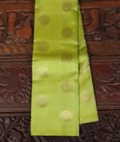 Yellowish Green Handwoven Kanjivaram Silk Saree T3674421