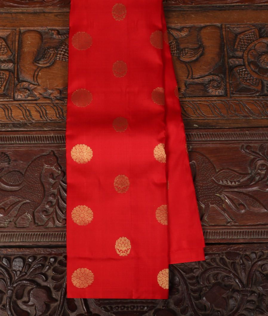 Red Handwoven Kanjivaram Silk Saree T367433-image