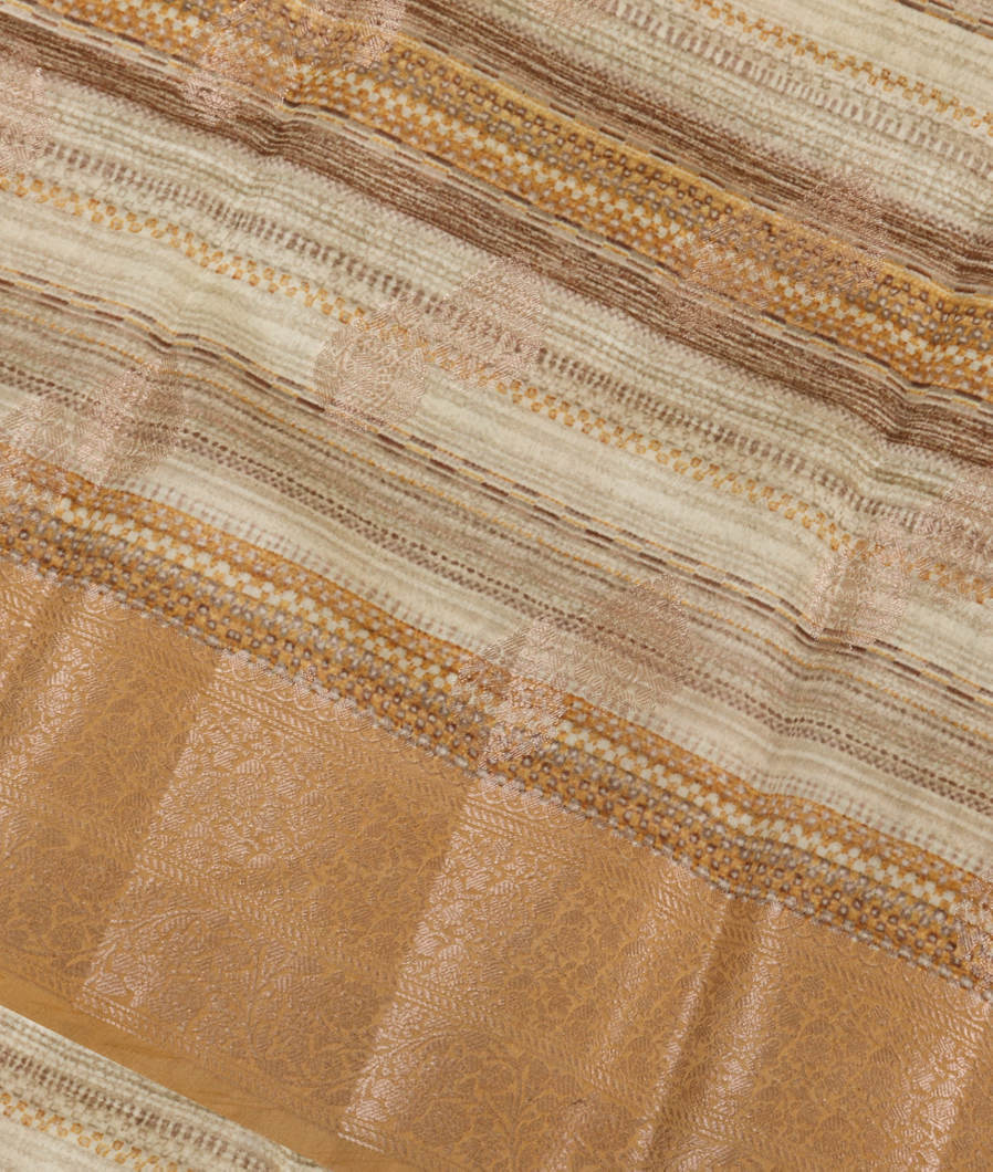 Beige Chaniya Silk Saree T331739 -image