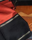 Burnt Orange Handwoven Kanjivaram Silk Saree T4520663