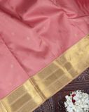 Pink Handwoven Kanjivaram Silk Saree T3679744