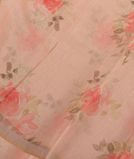 Pink Soft Printed Cotton Saree T3465361