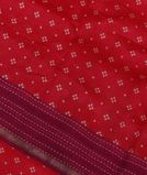 Red Soft Printed Cotton Saree T3351821