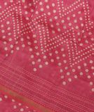 Pink Soft Printed Cotton Saree T3540641