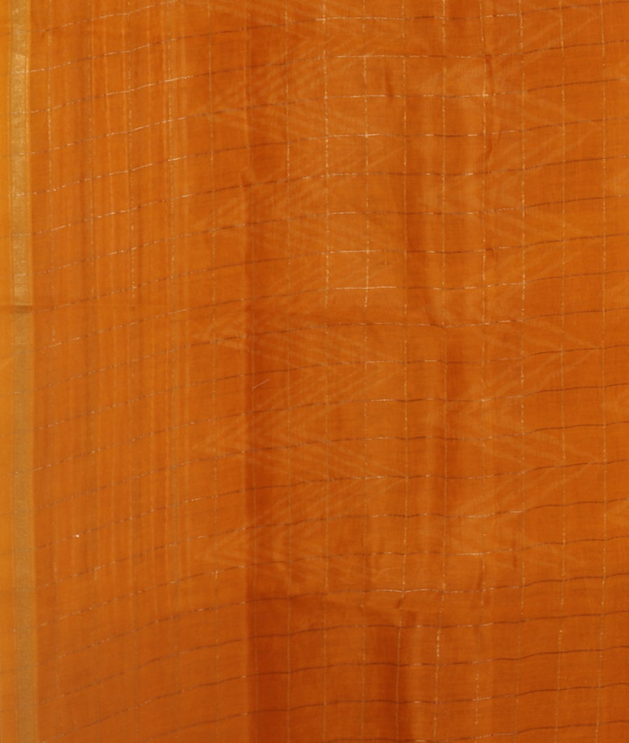 Yellow Soft Printed Cotton Saree T3500883