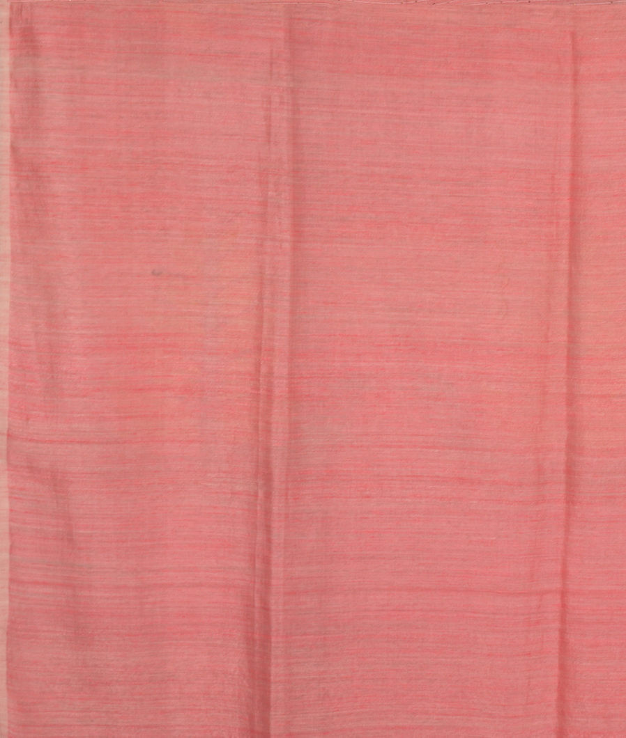 Pink Handwoven Tussar Saree T3421153
