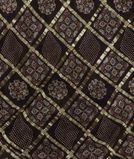 Black Bandhani Gajji Silk Saree T2888051