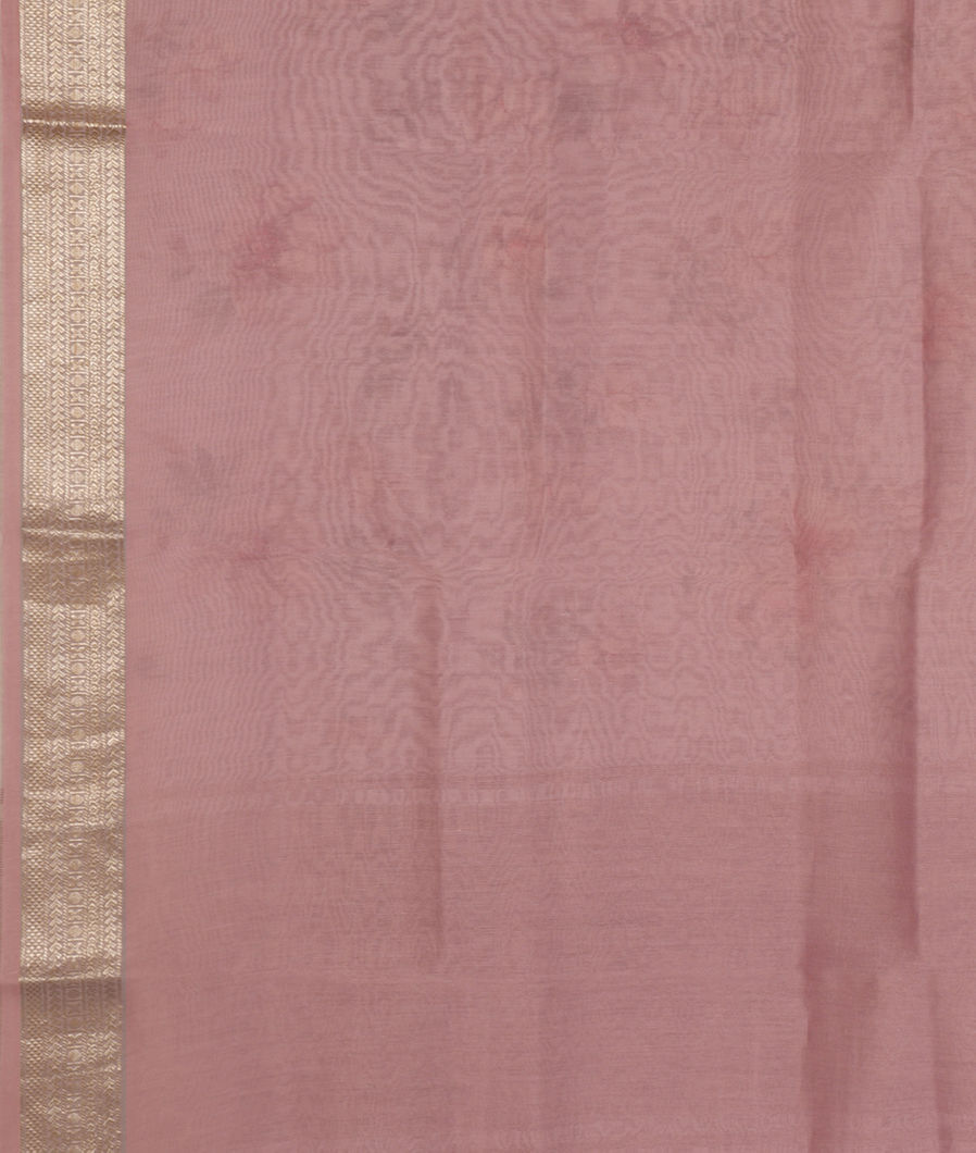 Lavender Chanderi Cotton Saree T3526483