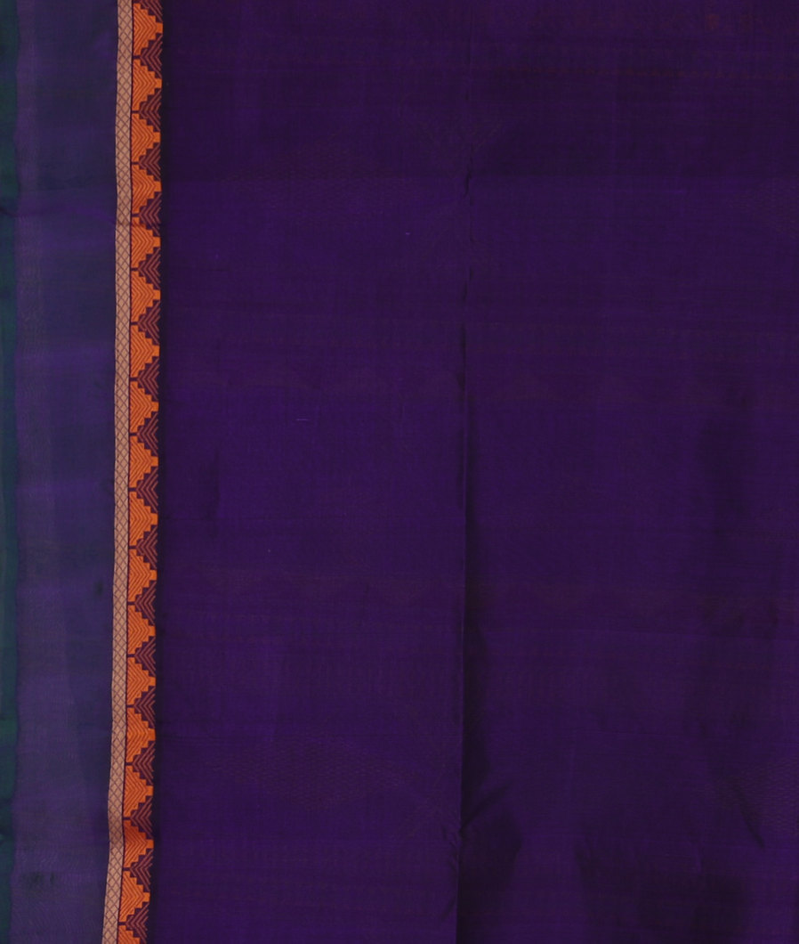 Purple Silk Cotton Saree T3683543