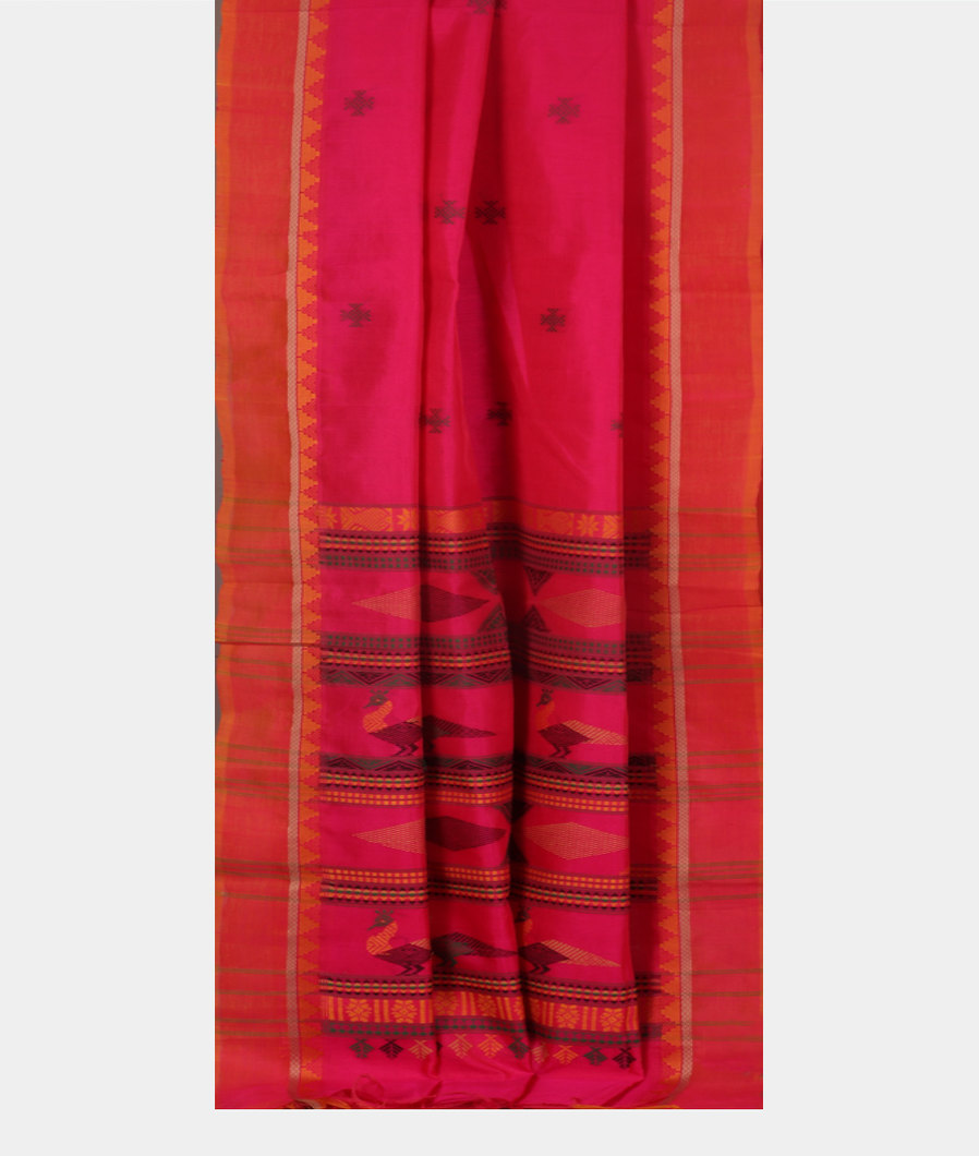 Pink Silk Cotton Saree T3683492