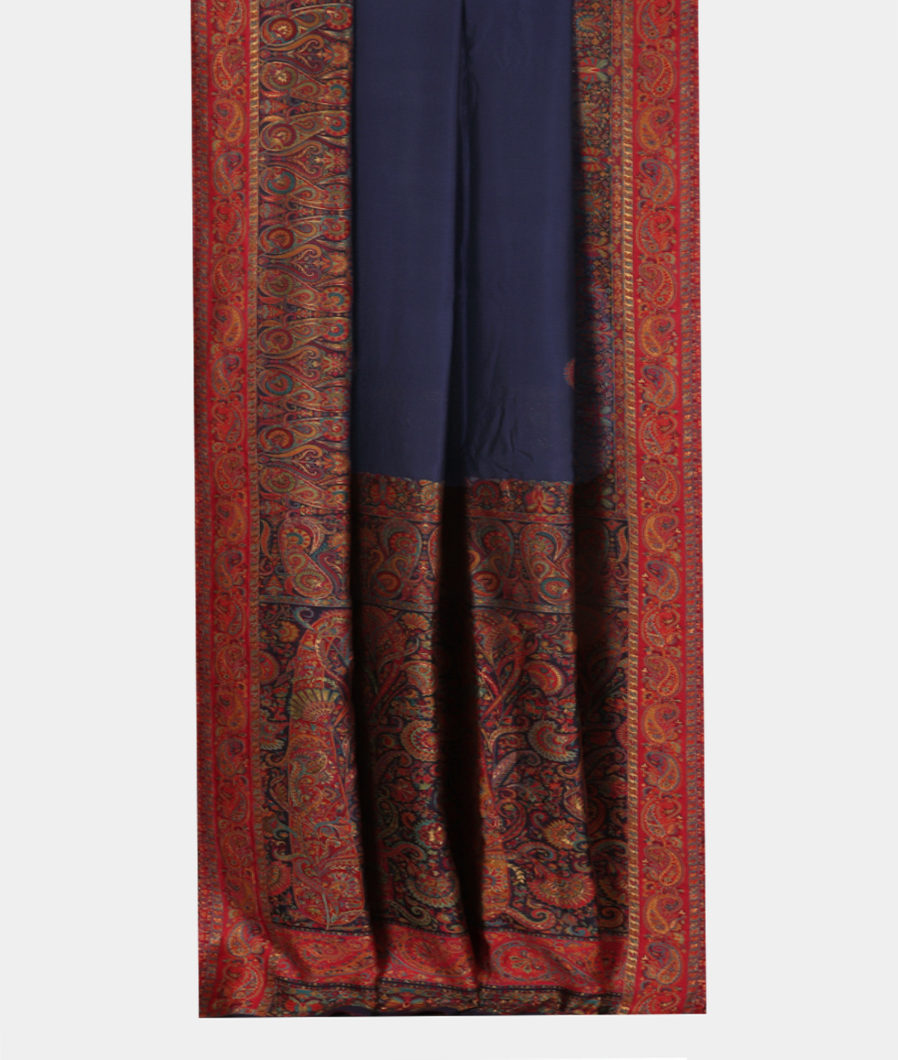 Blue Cashmere Kani Silk Saree T3704432