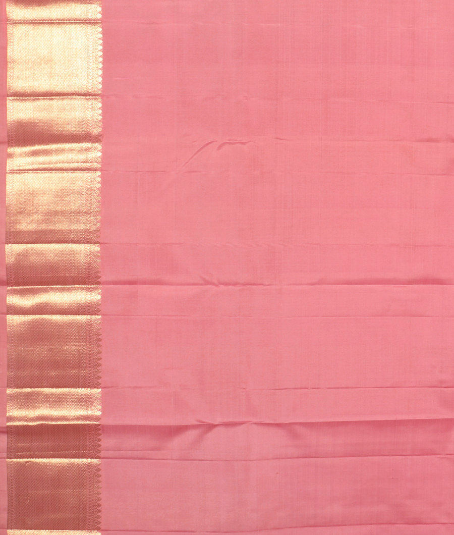 Pink Handwoven Kanjivaram Silk Saree T3440123