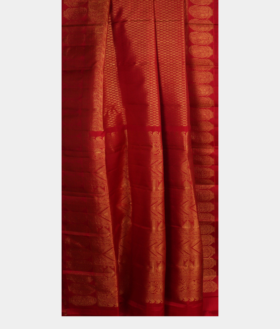 Maroon Handwoven Kanjivaram Silk Saree T3310872